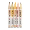 Talens Ecoline Brush Pen Fırça Uçlu Kalem Seti 5 Renk BEIGE PINK COLOURS