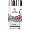 Talens Pigment Fineliner Teknik Çizim Kalemi Seti 6lı