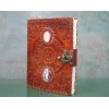 Taşlı Deri Defter Ksk3145