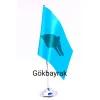 Tekli Göktürk Masa Bayrağı