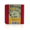 Tigertint Sketchbook Sert Kapak Eskiz Çizim Defteri 140 gr. 12x12 cm. 80 yp. KIRMIZI