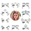 Toptan Face Gems Yüz Taşı 10 Adet Birden