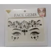 Toptan Face Gems Yüz Taşı 10 Adet Birden