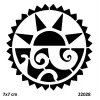 Tribal Maori Geçici Dövme Şablonu