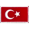 Türk bayrağı-Nakış Peç (Dikdörtgen)