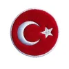 Türk Bayrağı -Nakış Peç (Yuvarlak)