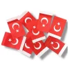 Türk bayrağı-Saten (Baskı) 6x9 cm