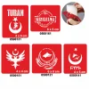 Türklük Modelleri Dövme Şablonu Kına Deseni