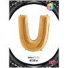 U Harf Altın Folyo Balon 40