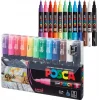 Uni Posca PC-1M 0.7 Su Bazlı Boyama Markörü Seti Pastel Renkler 12 RENK