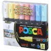 Uni Posca PC-1M 0.7 Su Bazlı Boyama Markörü Seti Pastel Renkler 8 RENK