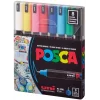 Uni Posca PC-1MR 0.7 Su Bazlı Boyama Markörü Seti Ana Renkler 8 RENK