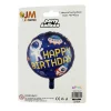 Uzay Temalı Astronot Figürlü Happy Birthday Folyo Balon