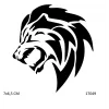 Vahşi Kurt Geçici Dövme Şablonu