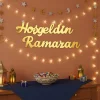 Varaklı Kaligrafik Yazı -Hoşgeldin Ramazan-