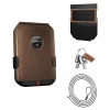 Vaultek Lifepod Seyahat Humidoru Antik Brass