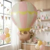 Vintage Tarzı Uçan Balon Şekilli Folyo Balon