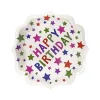 White Stars Karton Tabak 23cm