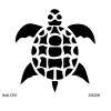 Yavru Caretta Geçici Dövme Şablonu