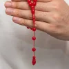 Yuvarlak Sıkma Kehribar Tesbih