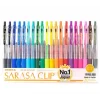 Zebra Sarasa Clip Jel Mürekkepli Roller Kalem Seti 0.7 mm. 20 Renk