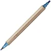 Zig Çift Uçlu Yaldızlı Kaligrafi Kalemi 2 mm. + 3.5 mm. 125 Metallic Blue