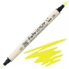 Zig Fabricolor Twin Çift Uçlu Kumaş Tekstil Boyama Kalemi FLUORESCENT YELLOW
