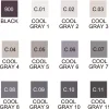 Zig Kurecolor Twin S Marker Kalem Seti 12 Renk COOL GRAY COLORS
