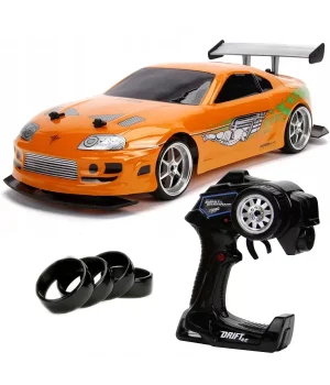 1:10 Fast & Furious 1995 Kumandalı Brian's Toyota Supra Drift Turbo Araba