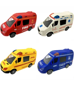 1:20 Sesli ve Işıklı Şehir Kurtarma Araçları 21 cm