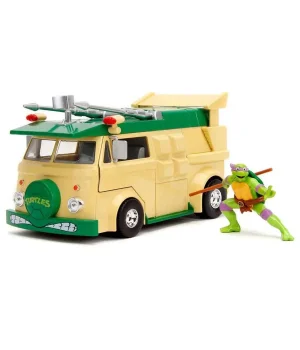 1:24 Jada Teenage Mutant Ninja Turtles Party Wagon Donatello Figürlü Set