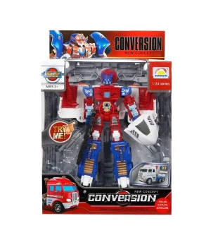 1:24 Sesli ve Işıklı Dönüşebilen Robot 22 cm
