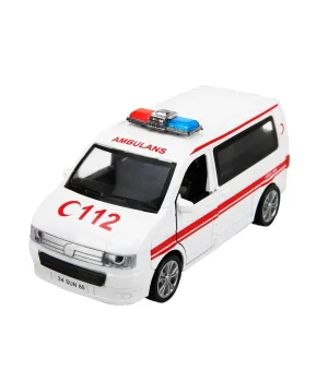1:32 Sesli ve Işıklı Şehir Kurtarma Araçları 13 cm