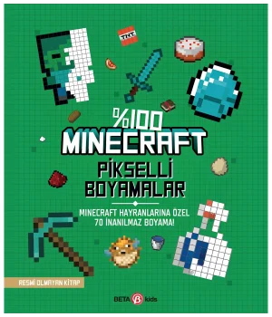 %100 Minecraft Pikselli Boyamalar