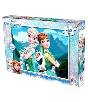 100 Parça Frozen Puzzle