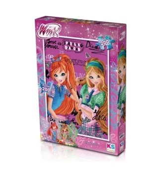 200 Parça Winx Club Puzzle