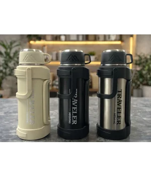 2000 Ml Çift Katmanlı Vakumlu Paslanmaz Çelik Termos Alk4641