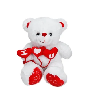 3 Kalpli Peluş Ayı 38 cm.