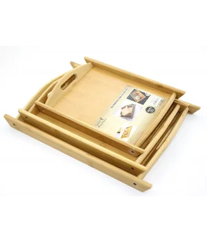 3Lü Bambu Tepsi Alk2164