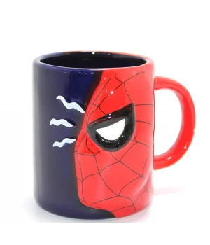 3D Spiderman Tasarımı Porselen Kupa Bardak Alk4495