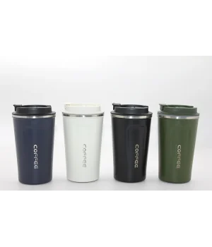 500 ml Paslanmaz Çelik Termos Mug - Çift Katmanlı Sızdırmaz Kahve Kupası ALK3134