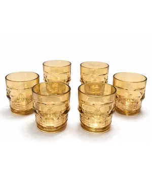6Lı Cam Kurukafa Bardak Seti Alk2161