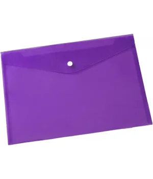 Abka Şeffaf Çıtçıtlı Dosya A4 MOR