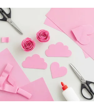 Açık Pembe Krapon Kağıdı 50x200