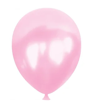 Açık Pembe Metalik Balon 12