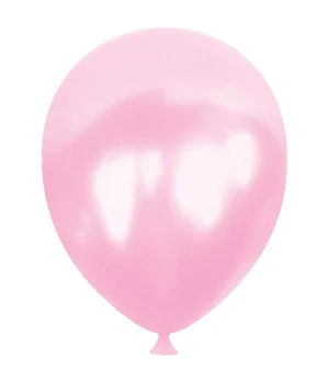 Açık Pembe Metalik Balon 5