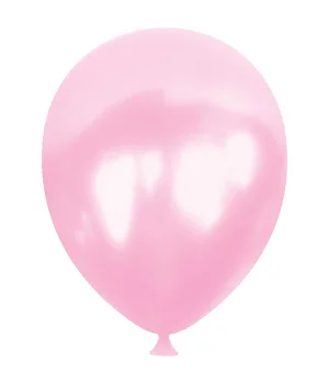 Açık Pembe Pako Metalik Balon 12