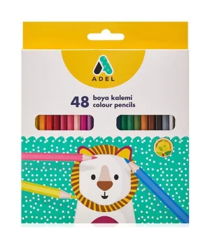 Adel Kuru Boya Kalemi 48 Renk Tam Boy