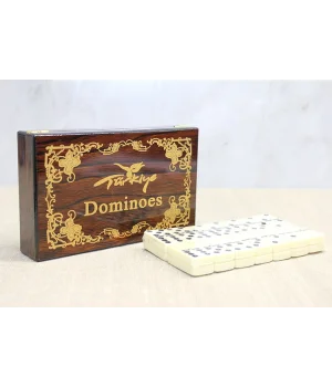 Ahşap Kutulu Domino Oyunu Alk4220