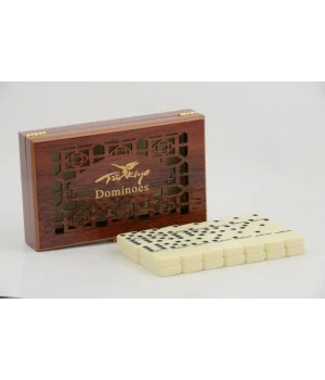Ahşap Kutulu Melamin Domino Alk2268